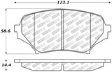 Plaquettes de frein avant StopTech 06-15 Mazda Miata MX-5 Street Select