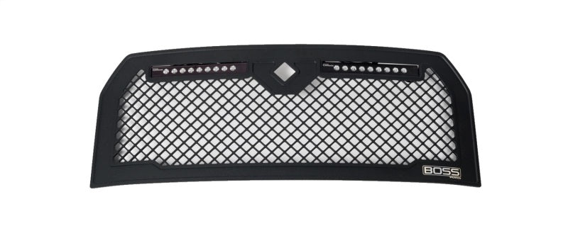 Putco 15-17 Ford F-150 Lighted Boss Grille w/ Two 10in Luminix Light Bars (w/ Camera CutOut)