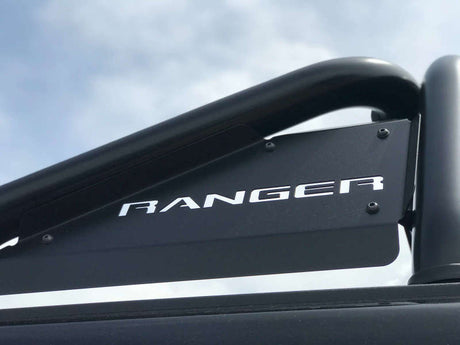 Barre de toit sport EGR 2019+ Ford Ranger avec revêtement en poudre noir série S (sans plaques latérales)