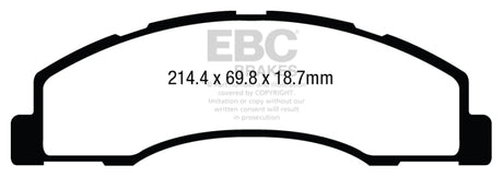 EBC 08+ Ford Econoline E150 4.6 Greenstuff Front Brake Pads