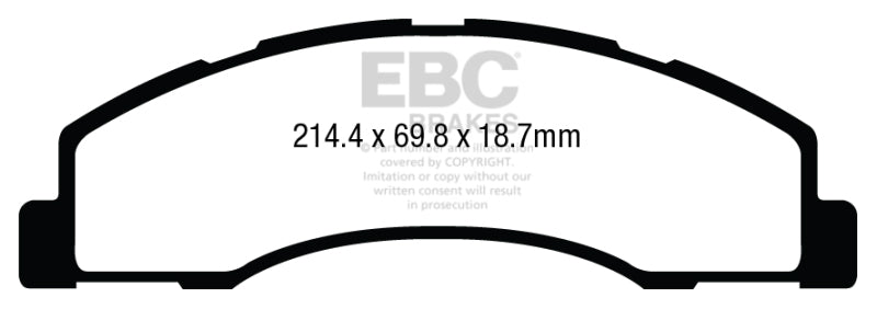 Plaquettes de frein avant EBC 08+ Ford Econoline E150 4.6 Ultimax2
