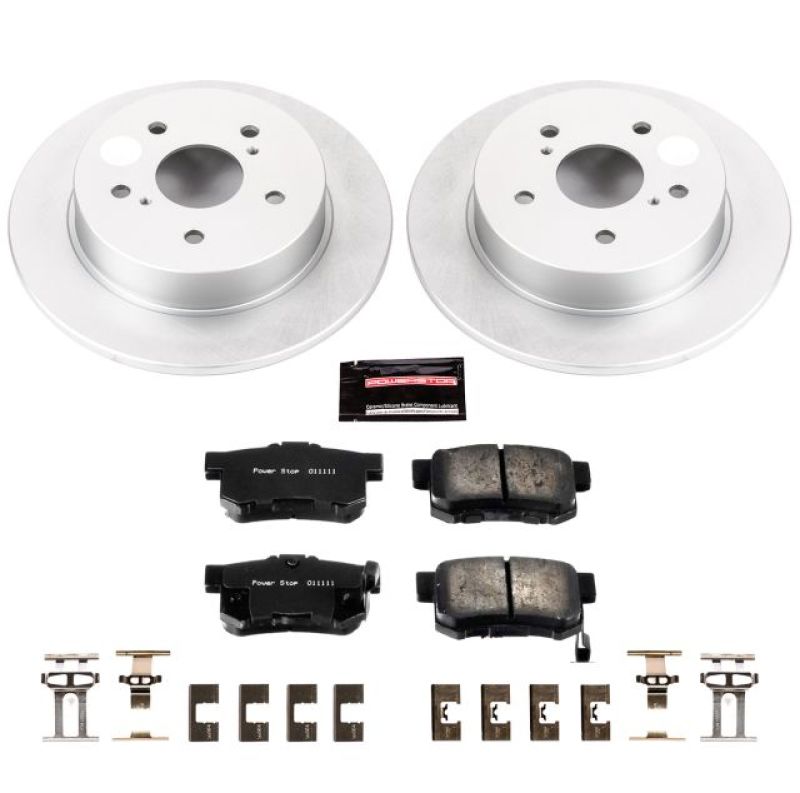 Power Stop 07-13 Suzuki SX4 Rear Z17 Evolution Geomet Coated Brake Kit