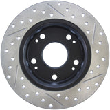 Rotor arrière droit fendu et percé StopTech 04-08 Acura TSX / 03-07 Honda Accord SportStop