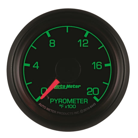 Jauge électronique EGT/pyromètre de 52,4 mm à balayage complet de 0 à 2 000 degrés pour Ford