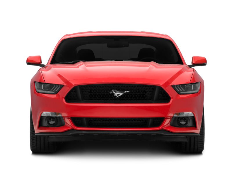 Phares de projecteur Raxiom 15-17 Ford Mustang Ampoules HID OEM - Boîtier noir (lentille transparente)