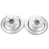 Disques de frein arrière Power Stop 12-18 Ford F-150 Evolution percés et fendus - Paire