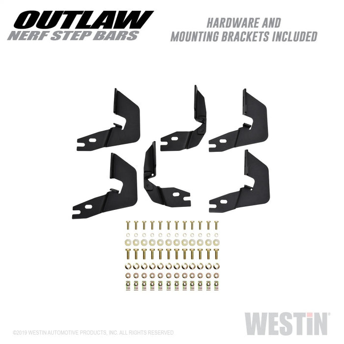 Marchepieds Westin 14-18 Chevrolet/GMC Silv/Seirra 1500 Double Cab Outlaw Nerf