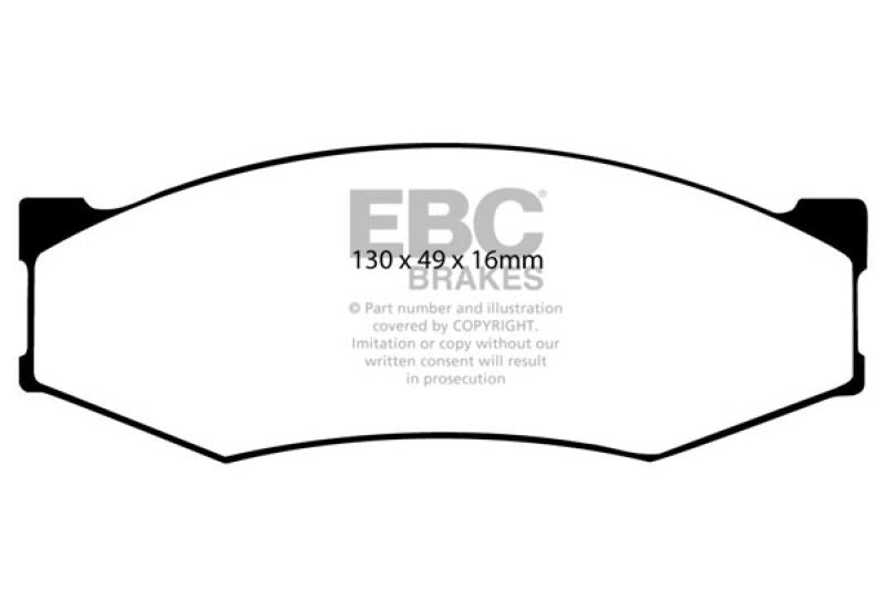 Plaquettes de frein avant EBC 90-93 Infiniti M30 3.0L Ultimax2