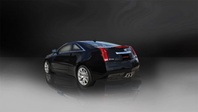 Corsa 11-13 Cadillac CTS Coupé V 6.2L V8 Échappement sport poli à l'arrière