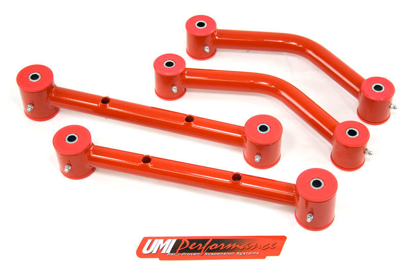Kit de bras de suspension supérieur et inférieur GM H-Body UMI Performance 71-75