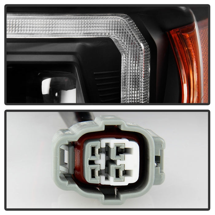 Phares à LED haute puissance Spyder 16-20 Toyota Tacoma uniquement - Noir PRO-YD-TT16LEDAP-BK