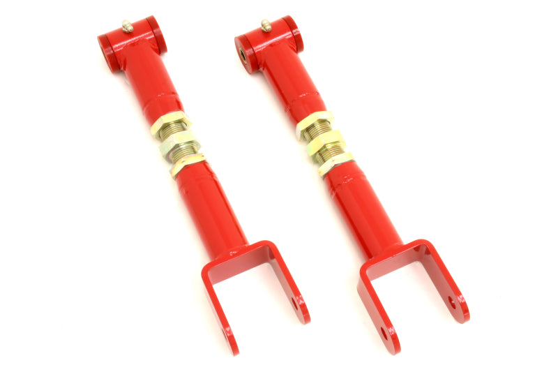 Bras de suspension supérieurs BMR 64-67 A-Body réglables sur véhicule (polyuréthane) - Rouge
