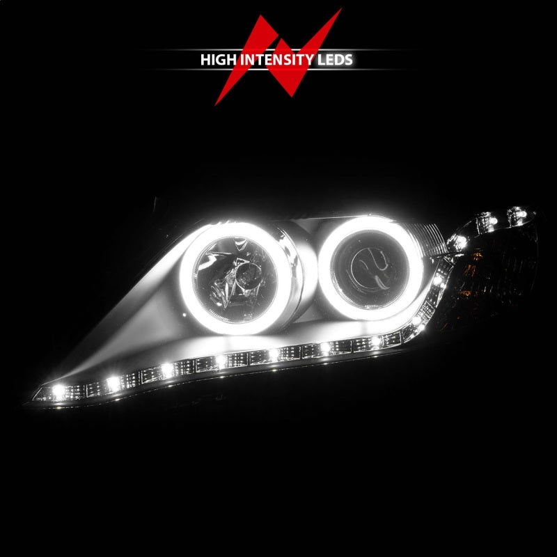 Phares de projecteur ANZO 2010-2011 Toyota Camry avec halo noir (CCFL)