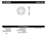 StopTech Drilled Sport Brake Rotor 11-17 Jeep Grand Cherokee (Excluding SRT8)