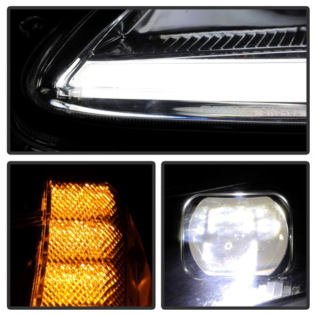 Phares à module LED haute puissance Spyder Apex Series 05-13 Chevrolet C6 Corvette