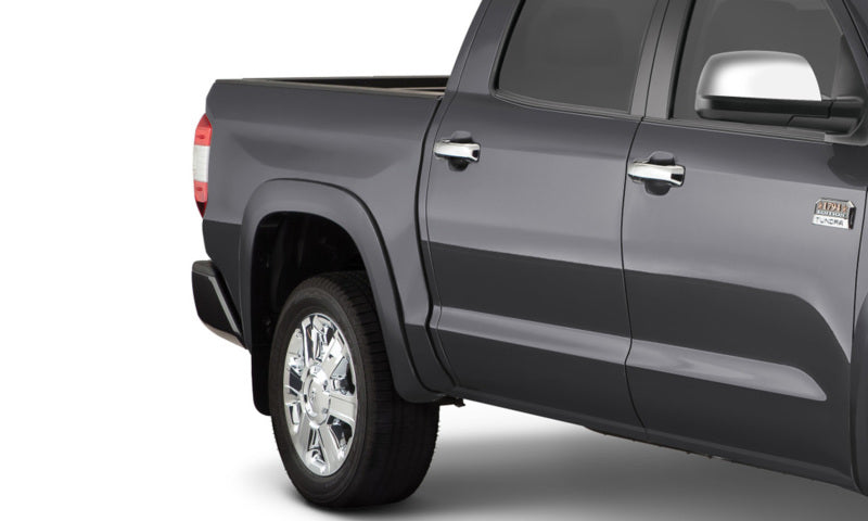 Élargisseurs de pare-chocs avant Bushwacker 16-18 Toyota Tundra Fleetside de style OE - 4 pièces - Gris magnétique