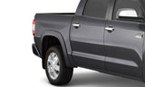 Élargisseurs de pare-chocs avant Bushwacker 16-18 Toyota Tundra Fleetside de style OE - 4 pièces - Gris magnétique