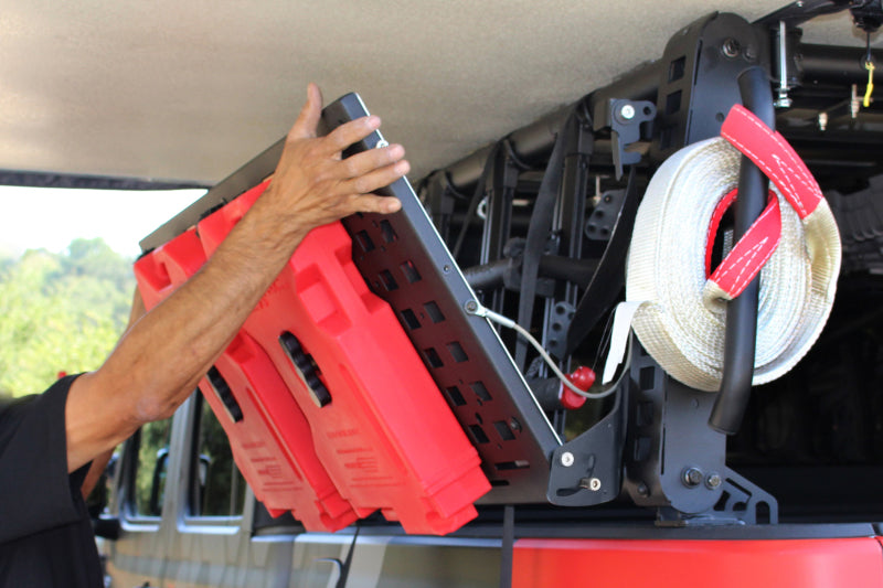 Tableau des accessoires Go Rhino XRS pour camions de taille standard (montage sur 5952000T) - Tex. Blk