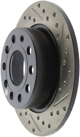 Rotor arrière gauche fendu et percé StopTech 11-17 Volkswagen Jetta /Golf / Golf GTI