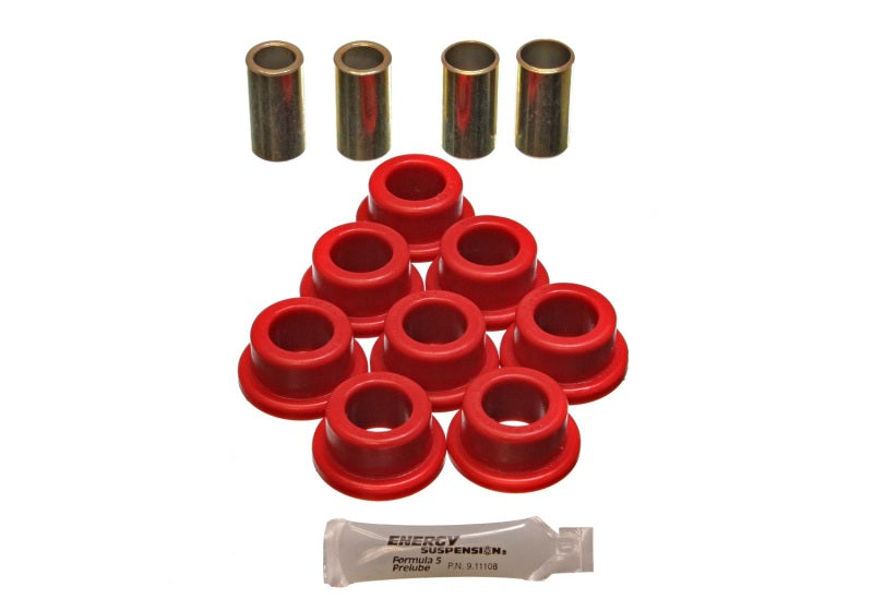 Ensemble de bagues de tige de jambe de force arrière rouge pour Chevrolet Corvette 84-87 Energy Suspension