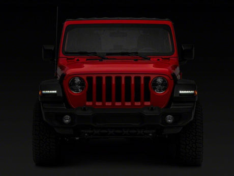 Raxiom 18-23 Jeep Wrangler JL Sport Axial Series SEQL LED Parking/Turn Signal Lights- Smoked