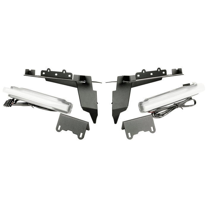 Supports de garde-boue avant Rugged Ridge Chop pour Jeep Wrangler JL/JT Rubicon 18-21 avec feux de jour