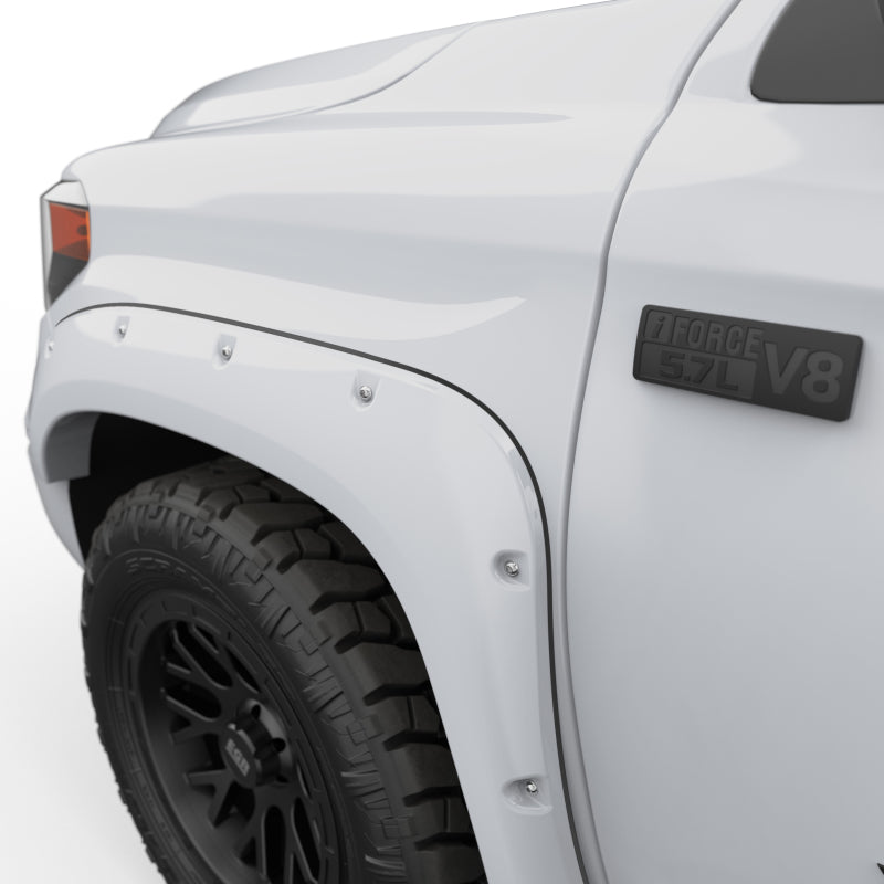 Élargisseurs d'ailes EGR 14+ Toyota Tundra Bolt-On Look Color Match - Ensemble - Color MatchSuper White