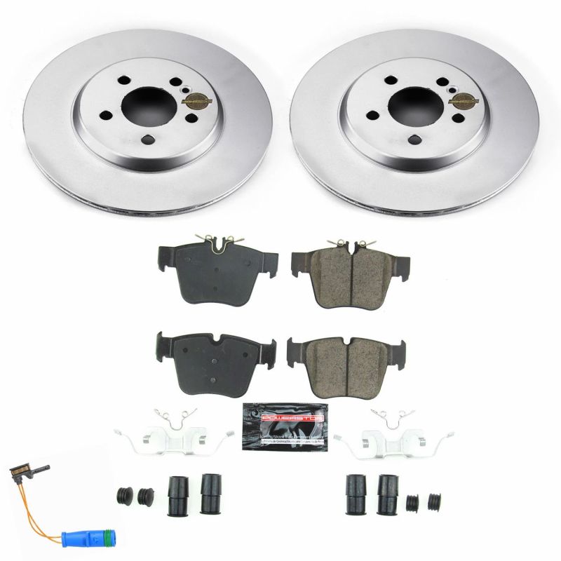 Power Stop 2018 Mercedes-Benz C43 AMG Rear Z23 Evolution Sport Coated Brake Kit