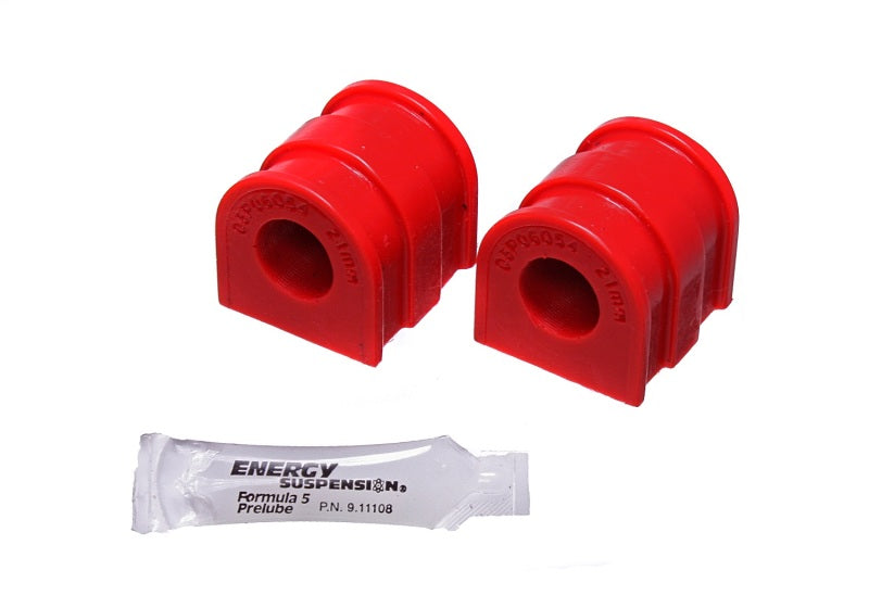 Ensemble de bagues de barre stabilisatrice arrière rouge 21,7 mm pour VW GTI 06-12 / VW Golf 10-14 (Base) Energy Suspension