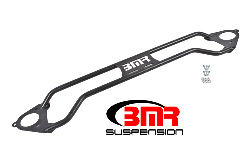 BMR 16-17 6th Gen Camaro Front Twin Tube Design Strut Tower Brace - Black Hammertone BMR Suspension