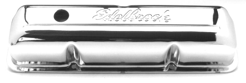 Cache-culbuteurs Edelbrock Signature Series Ford 1958-1976 FE V8 Chrome