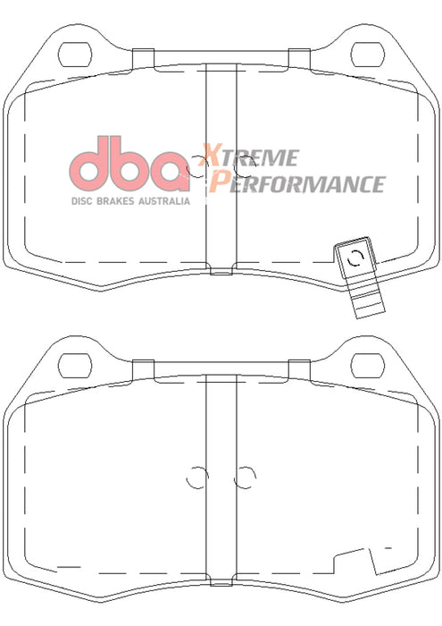 DBA 03-07 G35 avec plaquettes de frein avant Brembo XP650