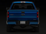 Feux arrière à LED Raxiom 09-14 Ford F-150 Styleside Axial Series avec boîtier Halo-Blk (lentille fumée)