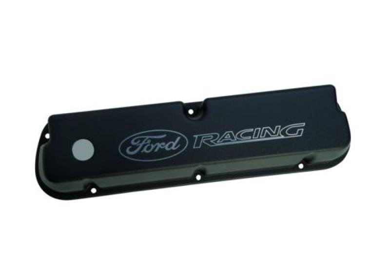 Couvre-culasses Ford Racing en satin noir