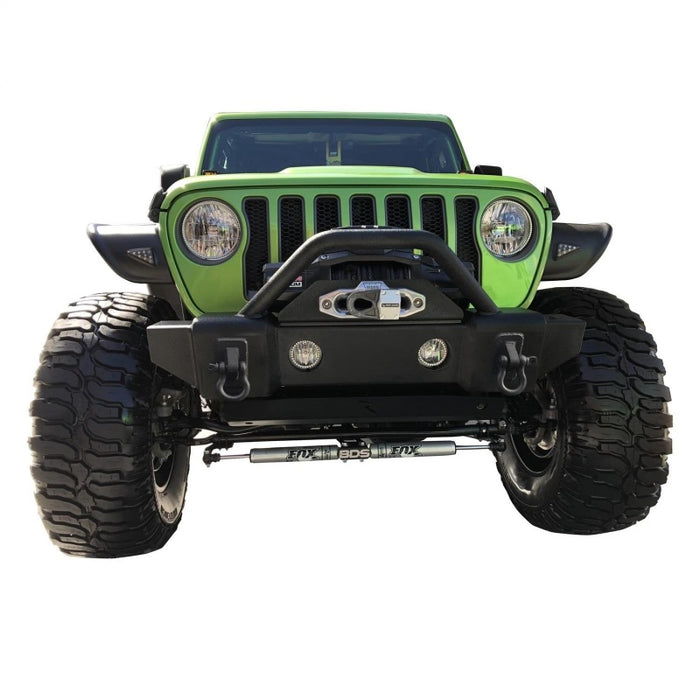 Pare-chocs avant court pour Jeep Wrangler (JK) Rampage 2007-2018 - Noir