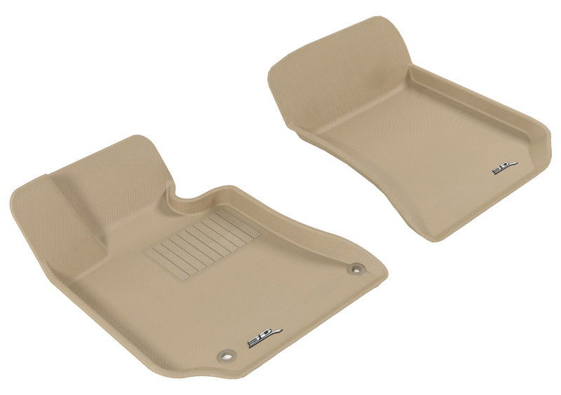 Tapis de sol 3D MAXpider 2010-2013 Mercedes-Benz Classe E W212 Kagu 1ère rangée - Tan