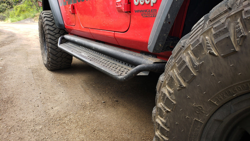 Marchepieds latéraux Go Rhino Dominator Extreme D1 - Tex Blk - 52 po