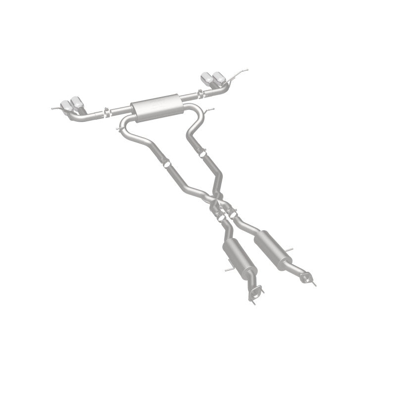 Cat Back MagnaFlow, SS, 2,5 po, pointe polie quadruple fendue de 4 po 14-15 Jeep Grand Cherokee 3,6 L/5,7 L V6/V8