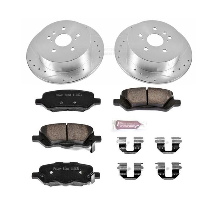 Kit de freins arrière Power Stop Z23 Evolution Sport pour Toyota Venza 09-16