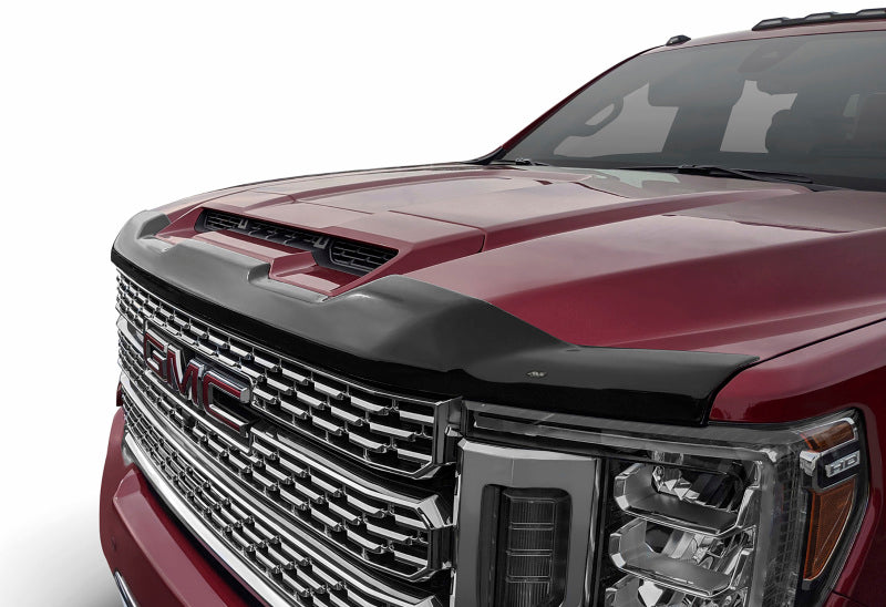 AVS 2020 GMC Sierra 2500 Aeroskin Low Profile Hood Shield - Smoke