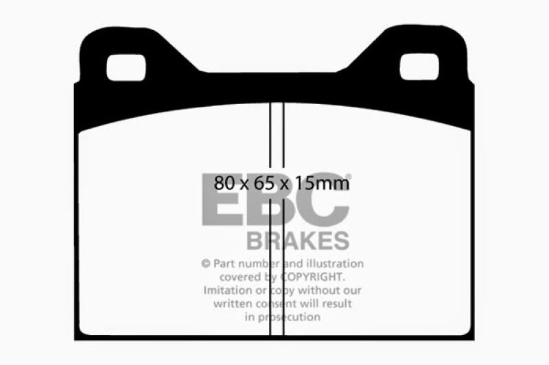 Plaquettes de frein arrière EBC 18-21 Mitsubishi Outlander Ultimax