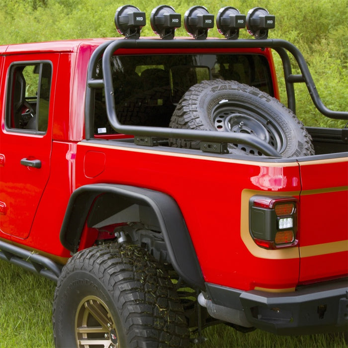 Garde-boue arrière en tube d'acier Rugged Ridge pour Jeep Wrangler JK 07-18