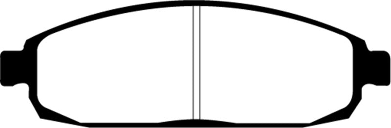 Plaquettes de frein avant EBC 05-10 Jeep Commander 3.7 Ultimax2