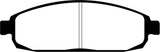 Plaquettes de frein avant EBC 05-10 Jeep Commander 3.7 Greenstuff