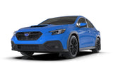 Bavette garde-boue Rally Armor 2022 Subaru WRX noire UR avec logo bleu