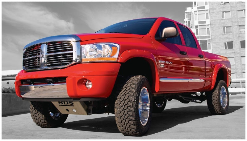 Bushwacker 02-08 Dodge Ram 1500 Fleetside Pocket Style Flares 4 pièces 75,9/76,3/97,9 pouces - Noir