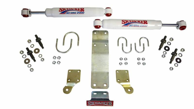 Skyjacker 2007-2017 Jeep Wrangler (JK/JKU) (à utiliser avec JK717TR) Kit d'amortisseur de direction double avec Hydro 7000