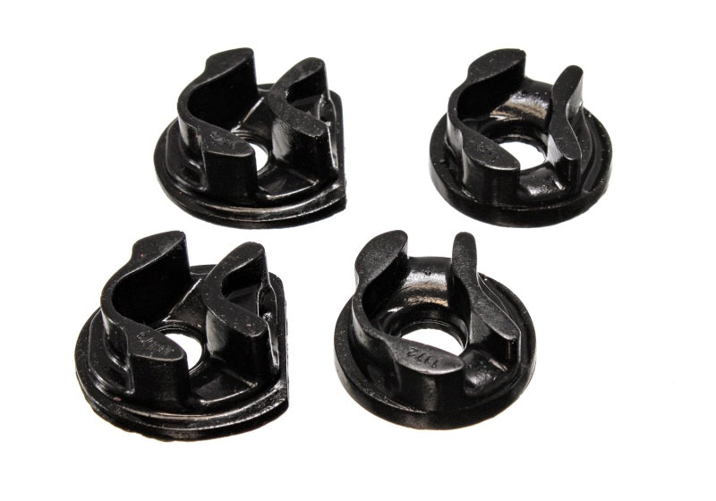 Inserts de support de moteur noirs Energy Suspension 01-05 Honda Civic/CRX (transmission manuelle) (2 moteurs de couple)