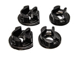 Inserts de support de moteur noirs Energy Suspension 01-05 Honda Civic/CRX (transmission manuelle) (2 moteurs de couple)