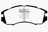 Plaquettes de frein avant EBC Ultimax2 pour Subaru Impreza 1.8 (2WD) (roues de 13 pouces) 92-96